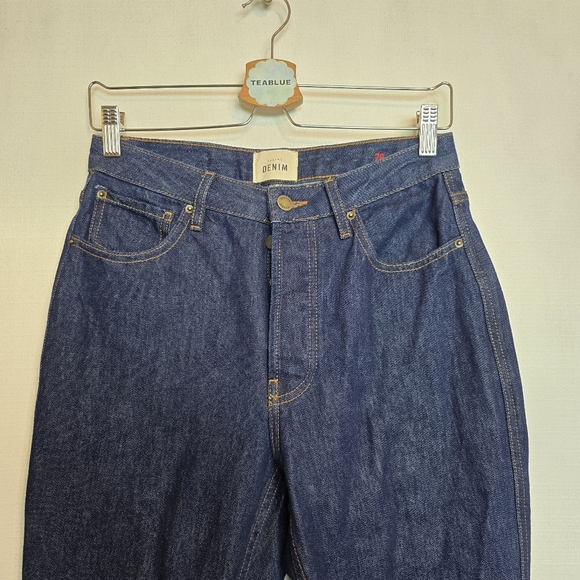 Sezane Dark Blue Indigo Denim High Rise 28 | Non stretch - Picture 8 of 13